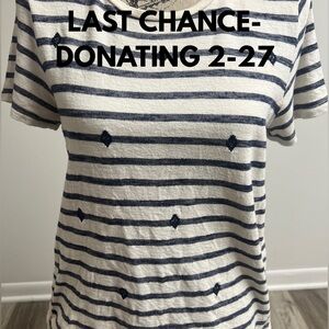 Striped Short Sleeve Shirt!
